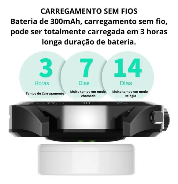 Imagem de Relógio Smart Digital Branco HW28 Redondo Original Masculino E Feminino Envio Já