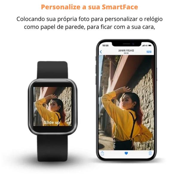 Imagem de Relógio Smart Digital D20 Masculino / Feminino + Fone S/fio