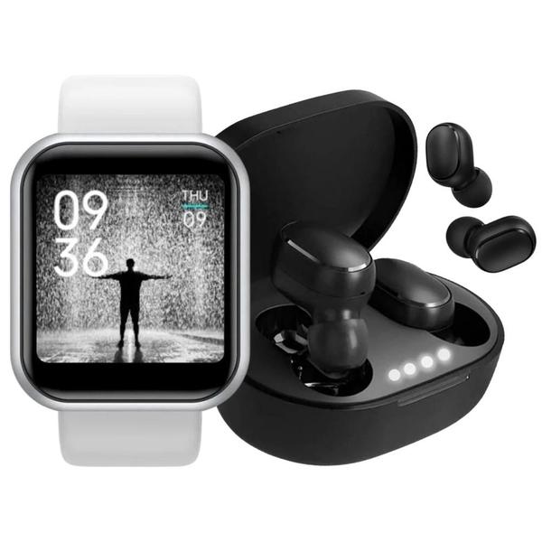 Relógio Smart Watch Digital D20 Masculino / Feminino + Fone Bluetooth Sem Fio - 01Smart