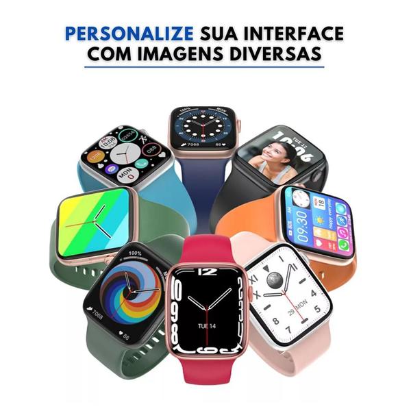 Imagem de Relógio Smart Watch9 GS9 Max Serie 9 Tela Amoled Com 2 Pulseiras