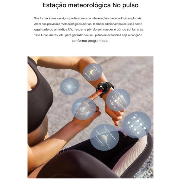 Relógio Smartwatch à Prova D'Água Tela 1.3" Ultra HD Mibro Imagem de Relógio Smartwatch à Prova D'Água Tela 1.3" Ultra HD Mibro