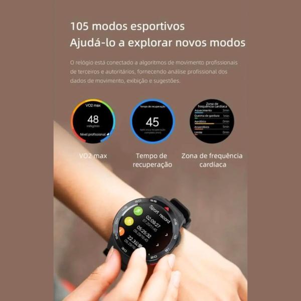 Imagem de Relógio Smartwatch à Prova D'Água Tela 1.3" Ultra HD Mibro