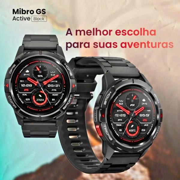 Relógio Smartwatch à Prova D'Água Tela 1.3" Ultra HD Mibro Imagem de Relógio Smartwatch à Prova D'Água Tela 1.3" Ultra HD Mibro