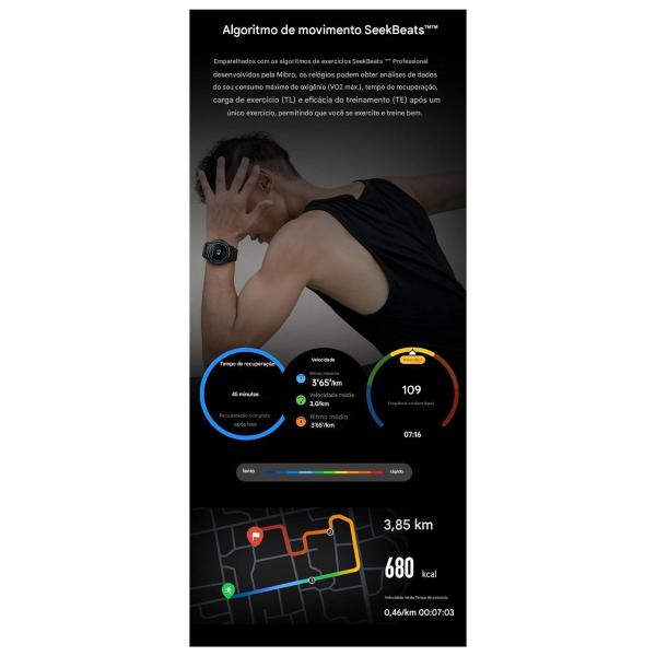 Relógio Smartwatch à Prova D'Água Tela 1.3" Ultra HD Mibro Imagem de Relógio Smartwatch à Prova D'Água Tela 1.3" Ultra HD Mibro