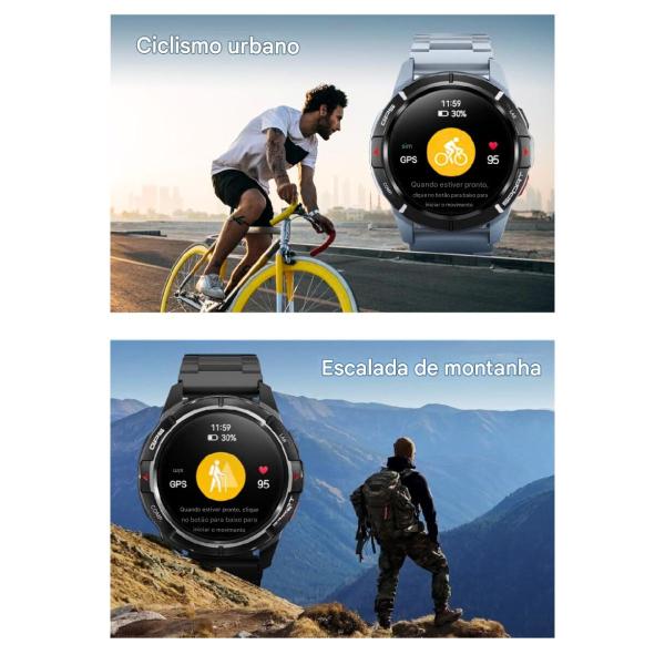 Relógio Smartwatch à Prova D'Água Tela 1.3" Ultra HD Mibro Imagem de Relógio Smartwatch à Prova D'Água Tela 1.3" Ultra HD Mibro
