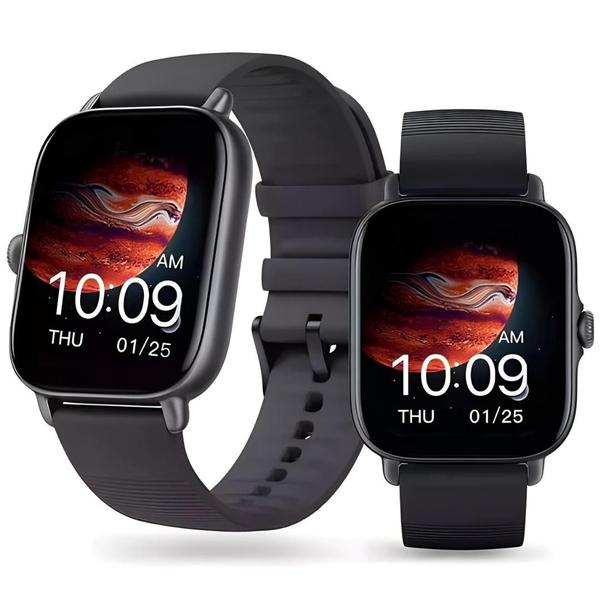 Imagem de Relógio Smartwatch AmazfitGTS 4 Mini Original Tela 1.75" Alexa + GPS Integrado Versão Global prova d'água 140 modos esportivos