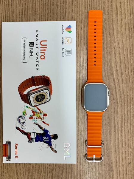 Imagem de Relogio smartwatch bml ultra series 8 com nfc, notificacao de mensagem,  wearfit, 49mm, ip67