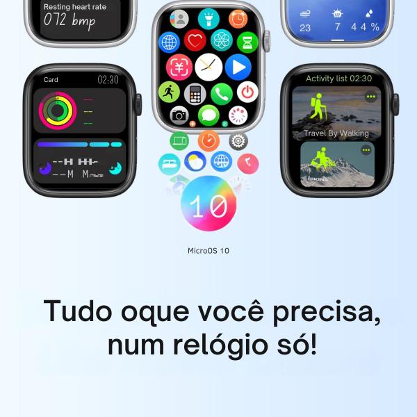 Imagem de Relógio Smartwatch C/Chat GPT W29s Pro Original Serie 9 Android & IOS 