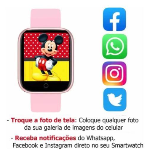 Imagem de Relógio Smartwatch D20 Kit Mozão Para Casal Com 2 Unidades