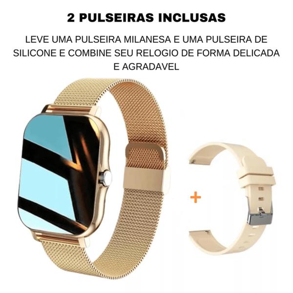 Imagem de Relógio Smartwatch Gt20 Faz Recebe Chamadas Foto Na Tela