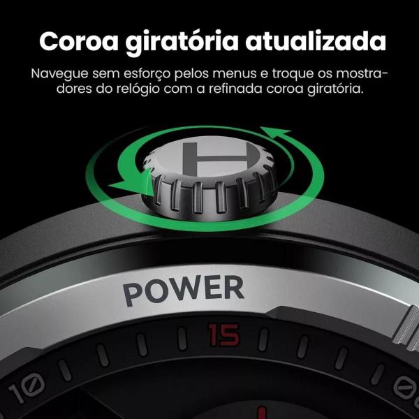 Imagem de Relógio Smartwatch Haylou Solar Neo Tela Amoled Silver