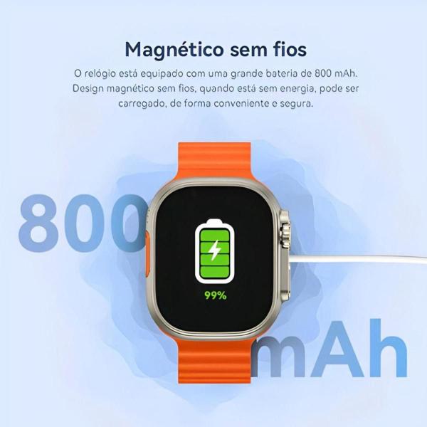 Imagem de Relogio Smartwatch Hw Ultra 2 Com Câmera Faz Ligação Com Chip 5g