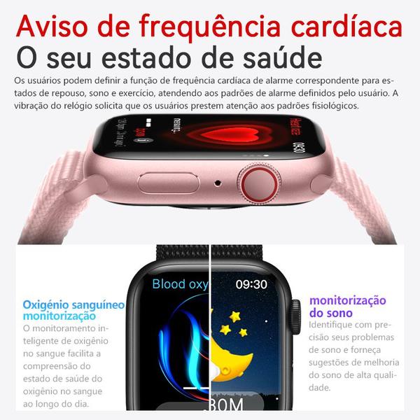 Imagem de Relógio Smartwatch Hw69 Pro 2024 Tela Amoled 49mm ChatGpt C/ 2 Pulseiras