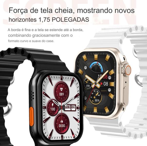 Relógio Smartwatch Hw9 2 Pulseira Feminino Ultra Mini Amoled Tela 41mm Gps Nfc Android iOS - SHOPPING ATACAREJO STORE Imagem de Relógio Smartwatch Hw9 2 Pulseira Feminino Ultra Mini Amoled Tela 41mm Gps Nfc Android iOS