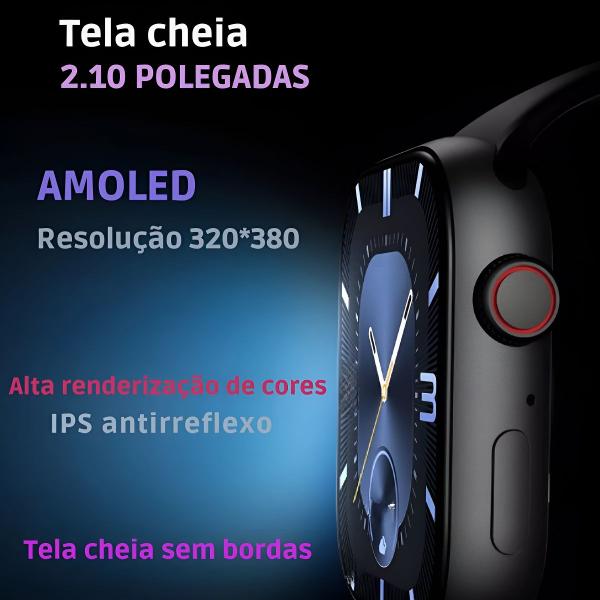 Imagem de Relógio Smartwatch HW9 Pro Max 49mm, Masculino e Feminino, Troca Foto de Fundo e Resistente à Água