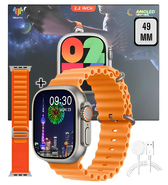 Imagem de Relógio Smartwatch Hw9 Ultramax Series 9 Amoled Nfc Original