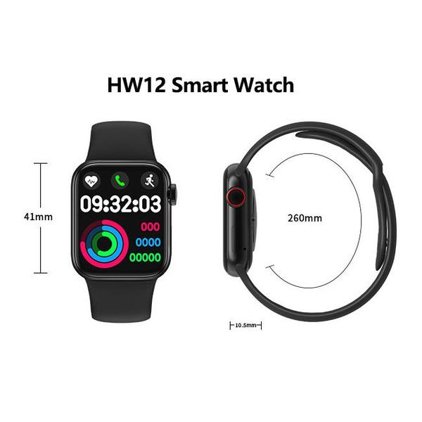 Imagem de Relógio Smartwatch Inteligente Hw12 41mm Android iOS Bluetooth + Pulseira Metal Extra