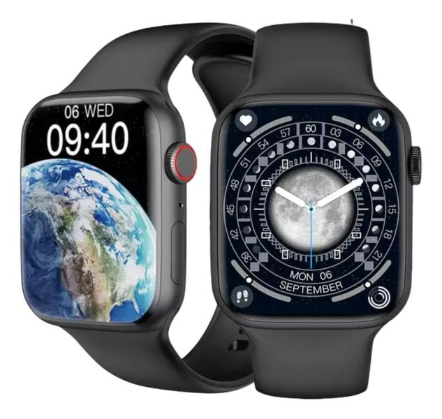 Imagem de Relogio Smartwatch Inteligente W29 Pro Max Preto Watch Series 9 Gps Nfc Original Envio Já