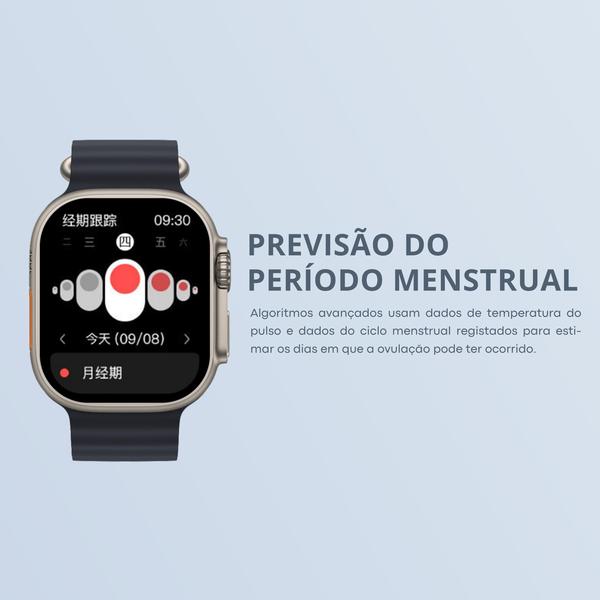 Imagem de Relógio SmartWatch IWO 16 Ultra 8 Original Batimentos Cardíacos e Chamadas Bluetooth