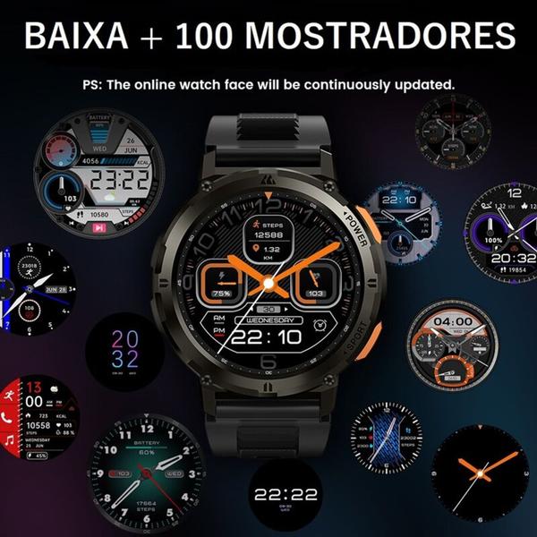 Imagem de Relogio Smartwatch Kospet Tank T2 Ultra Militar Gps Prova Dágua 50metro