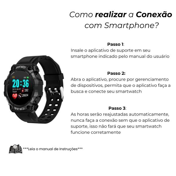 Imagem de Relógio Smartwatch LH716 Inteligente Recebe Notificações 