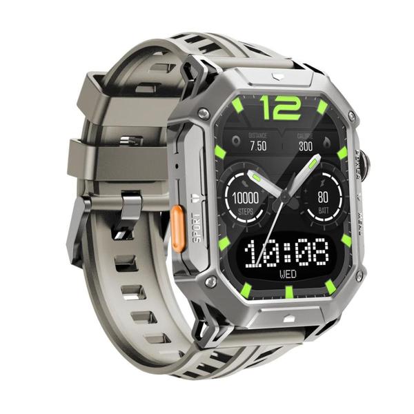 Imagem de Relógio Smartwatch Militar Haylou Iron N1 Tela Amoled 5atm Grey