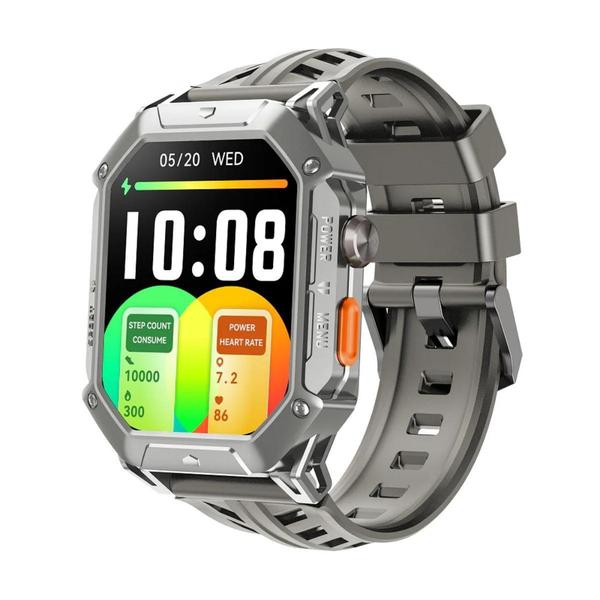 Imagem de Relógio Smartwatch Militar Haylou Iron N1 Tela Amoled 5atm Grey