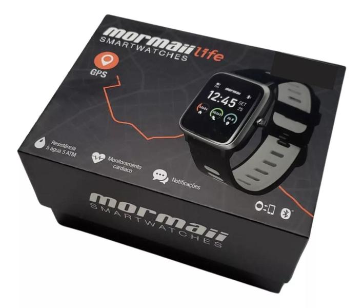 Imagem de Relógio Smartwatch Mormaii Com Gps Preto MOLIFEGAA/8C