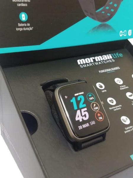 Imagem de Relógio smartwatch mormaii life preto molifeab/8p