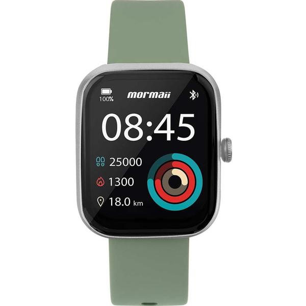 Imagem de Relogio Smartwatch Mormaii Life Ultra Full Display, Bluetooth, 5ATM, Touch, Verde - MOLIFEUAC/8V