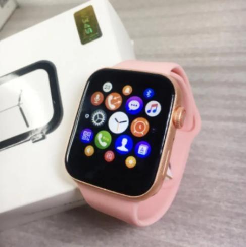 Imagem de Relógio Smartwatch Rosa Feminino Intelgiente Novo W34s