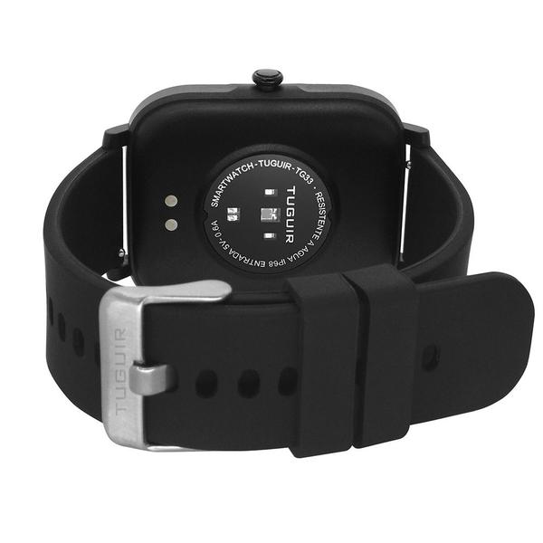 Imagem de Relógio Smartwatch Tuguir Preto Digital 1 Ano de Garantia com Selo Anatel