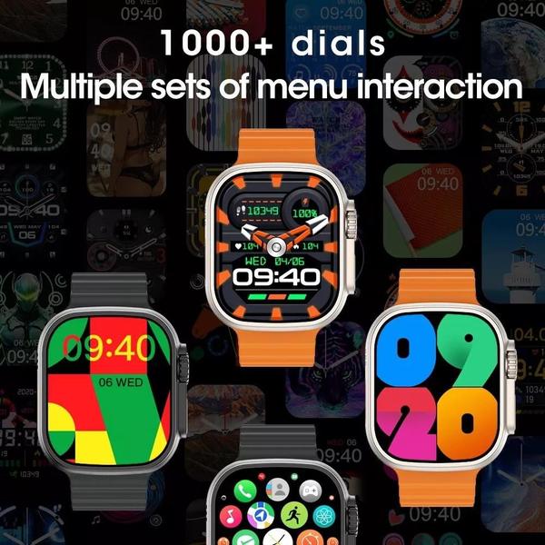 Imagem de Relógio Smartwatch Ultra Series 9 Plus 49mm Gps Nfc Laranja