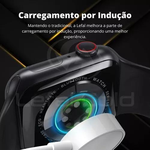 Imagem de  Relogio Smartwatch W28 Pro Com NFC Serie 8 45mm Lançamento