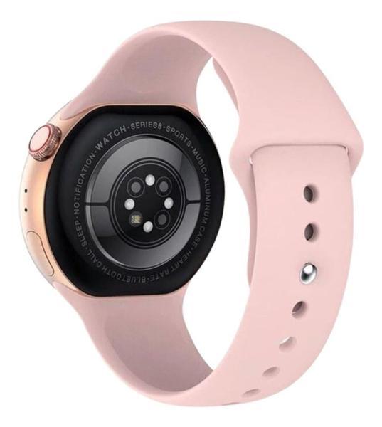 Imagem de Relógio Smartwatch W28 Pro Rosa Masculino Feminino Nfc