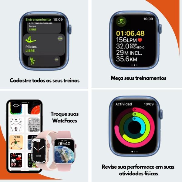 Imagem de Relogio Smartwatch W29 Pro Original Serie 9 Android Ios NFC