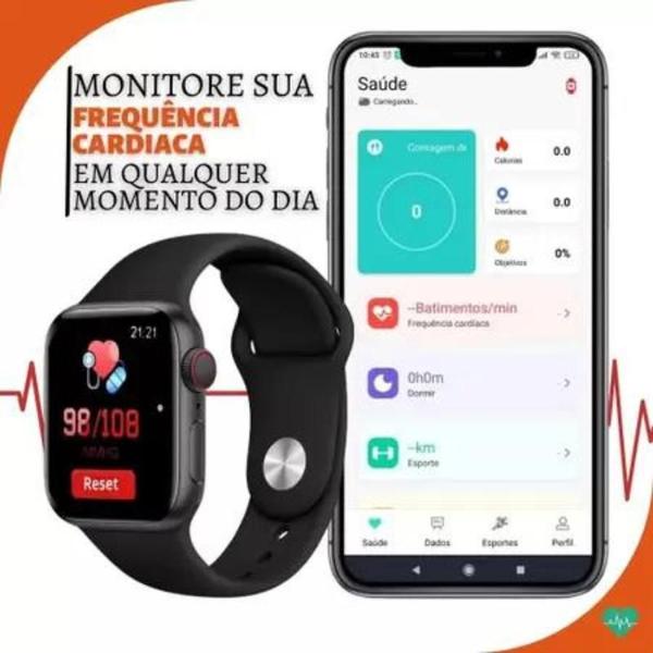 Imagem de Relogio Smartwatch W59 Mini Pro Microwear Série 10 Original 41mm Gps Nfc MicroOS10 Lançamento -  Preto