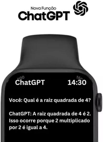 Imagem de Relogio Smartwatch W59+ Plus Serie 9 2GB de Memoria NFC Lançamento