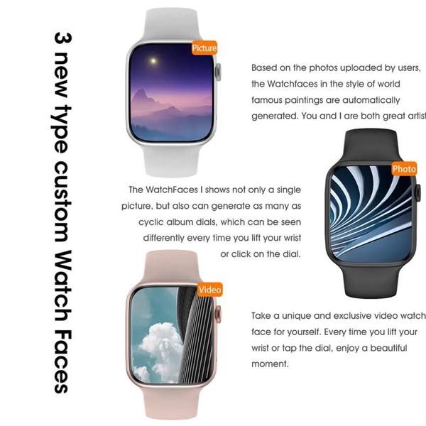 Imagem de Relógio Smartwatch W59 Pro Microwear Serie 9 Nfc 47mm Original + Película