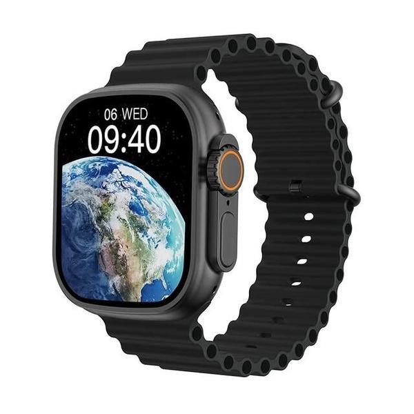 Imagem de Relogio Smartwatch W68 Ultra Max Serie 8 49mm NFC Trava Para Pulseiras Faz e recebe ligações