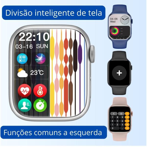 Imagem de Relógio Smartwatch W99+ Watch 9 Amoled Chat Gpt Microwear