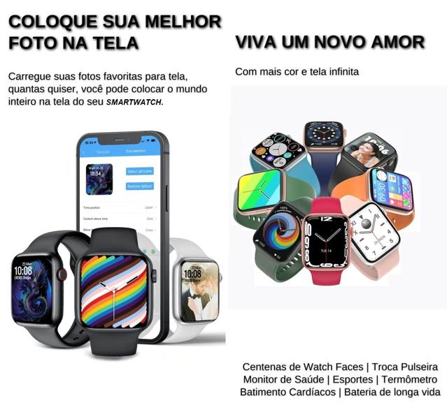 Imagem de Relógio Smartwatch X9 Infinity Series 9 Troca Foto Faz Recebe Ligação