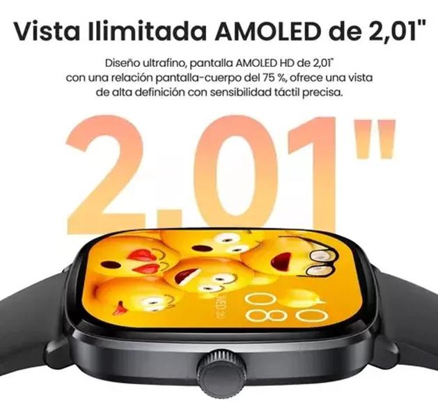 Imagem de Relogio Smartwatch XiaomiMi Haylou Solar RS5 Amoled Pulseira Extra A Prova Dagua