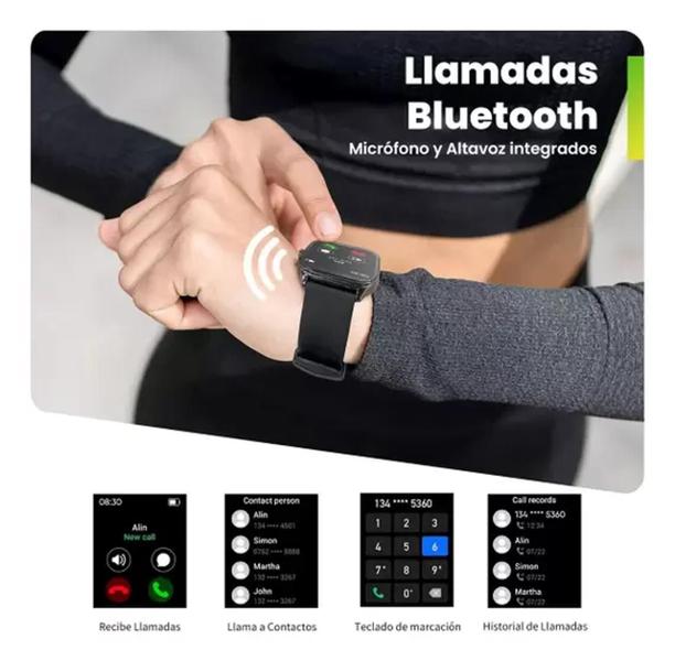 Imagem de Relógio Smartwatch XIaomiMi Pop 3s Amoled E Monitor Caixa Preto Pulseira Preto Bisel Preto