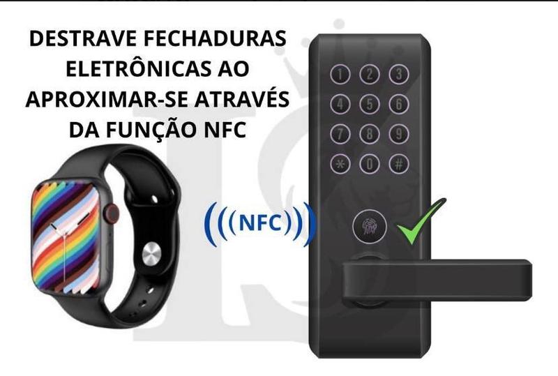 Imagem de Relogio  Smartwtch W29 Pro Serie 9 47mm Com Dynamic Island Jogos Bússola NFC