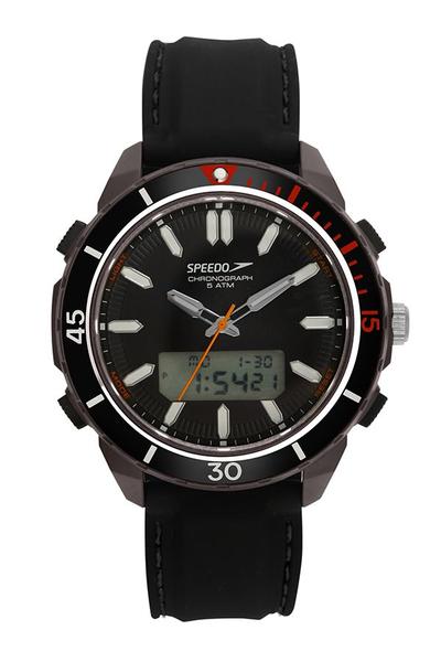 Imagem de Relogio Speedo Masculino Anadigi analogico digital digiana Grande pulseira de silicone prova dagua moderno 15102G0EVNV2