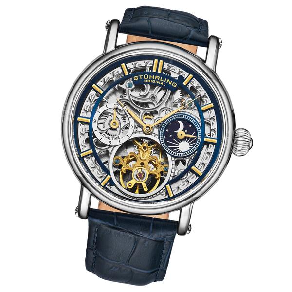 Relógio Stuhrling Original 4000 Automatic 43mm Skeleton para mim Imagem de Relógio Stuhrling Original 4000 Automatic 43mm Skeleton para mim