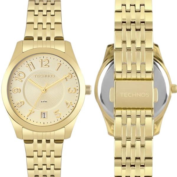 Imagem de Relógio Technos Dourado Feminino Elegance Aço 2115KNJS/4X