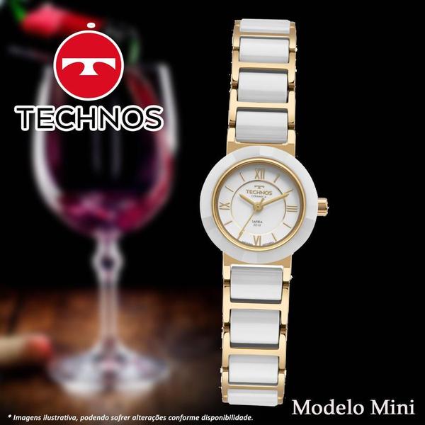 Imagem de Relógio Technos Feminino Ceramic Branco 2035LWF 1B 23mm