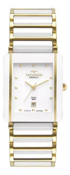 Imagem de Relógio Technos Feminino Ceramic/saphire Dourado GN10BA/1B